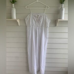 Vintage Gilead Lace Embroidered Nightgown Size Large
